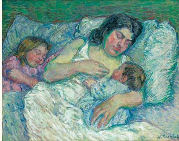 Maternite, Madame Tarkhoff Et Ses Enfants - view 1