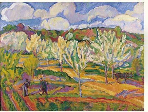 Paysage De Printemps Anime, 1908-1911 - view 1