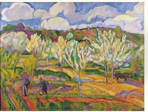 Paysage De Printemps Anime, 1908-1911