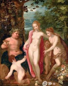 Venus, Bacchus and Ceres by Flemish School