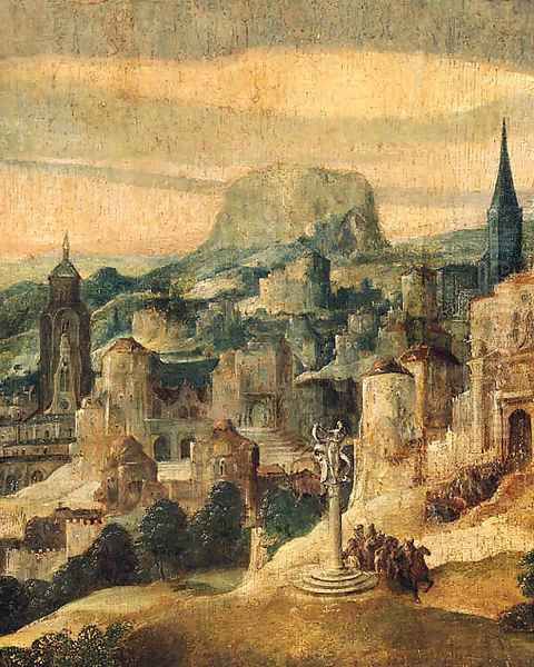 A landscape with Christ on the road to Calvary - view 1