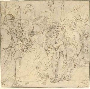 The Adoration of the Magi by Flemish School