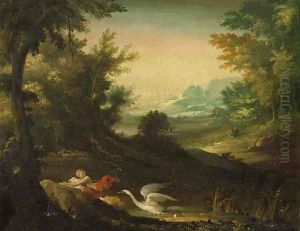 Leda and the Swan by Flemish School