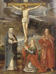 The Crucifixion 3 by Flemish School