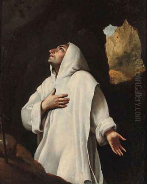 A Carthusian monk in ecstasy - view 1