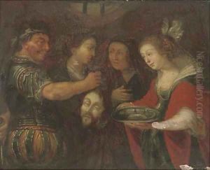 Salome with the Head of Saint John the Baptist by Flemish School
