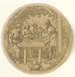 The Supper at Emmaus by Flemish School