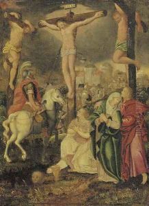 The Crucifixion by Flemish School