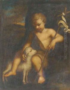 The Infant Saint John the Baptist by Lombard School
