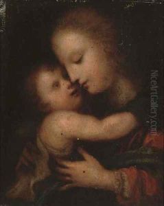 The Madonna and Child 3 by Lombard School