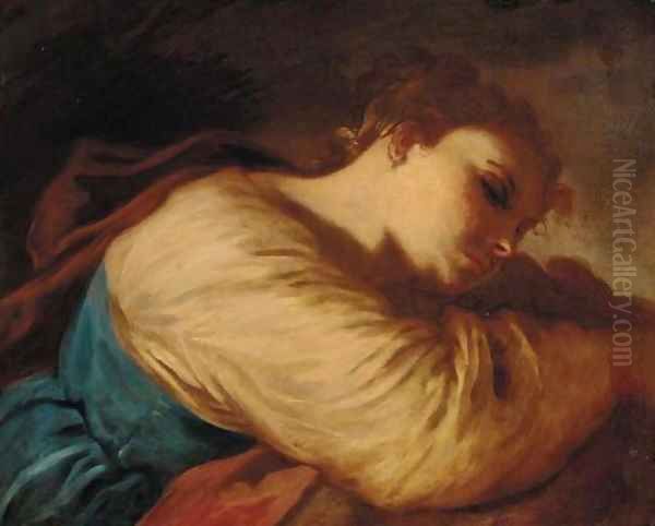 A sleeping girl - view 1