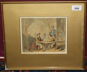 Musketeers At A Table by Herman Frederik Carel ten Kate