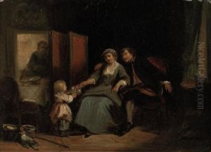 Flowers For Mother And Father by Herman Frederik Carel ten Kate