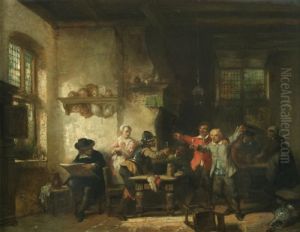 In Der Dorfschanke by Herman Frederik Carel ten Kate