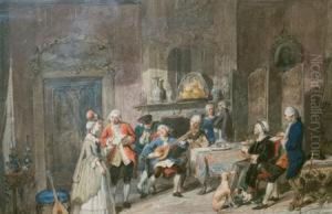 A Musical Gathering by Herman Frederik Carel ten Kate