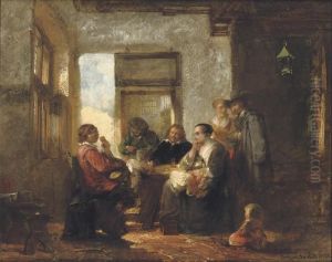 A Musical Gathering In The Tavern by Herman Frederik Carel ten Kate