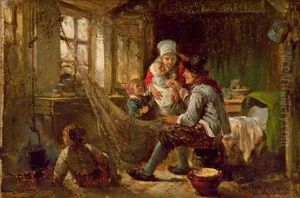 Familienidyll by Herman Frederik Carel ten Kate