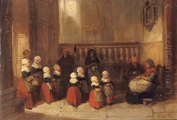 Orphan Girls In An Interior, Amsterdam - view 1