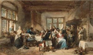 In The Tavern by Herman Frederik Carel ten Kate