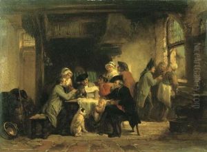 Figure In Interno by Herman Frederik Carel ten Kate