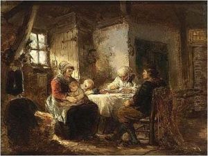 A Prayer Before The Meal by Herman Frederik Carel ten Kate