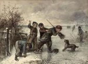 The Snowball Fight by Jan Mari Henri Ten Kate