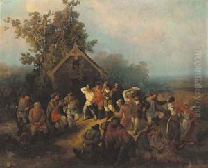 Village Dance in Summer