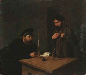 A Government Inspector by Russian School