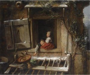 Feeding The Birds by Jan Mari Henri Ten Kate