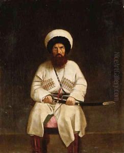 Portrait of Shamil' by Russian School
