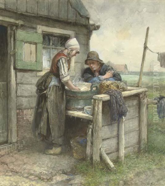 Ile De Marken, Holland: The Young Couple - view 1
