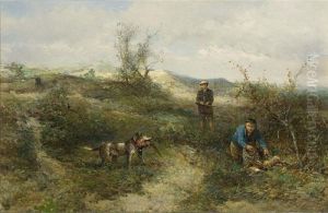 Hunters In The Dunes by Jan Mari Henri Ten Kate