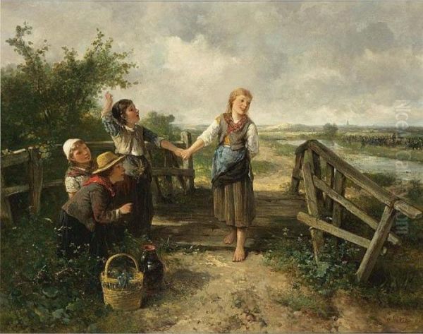 Merry Children In The Dunes - view 1