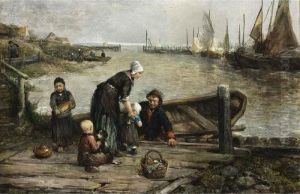 A Fisherman's Family, Marken by Jan Mari Henri Ten Kate