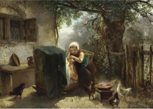 Playing With The New-born by Jan Mari Henri Ten Kate
