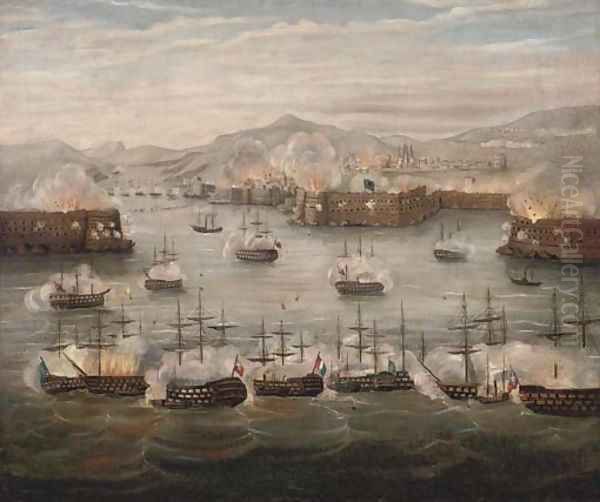 The great bombardment of Sebastopol - view 1