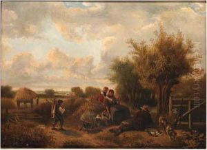 Harvesters Resting by Jan Mari Henri Ten Kate