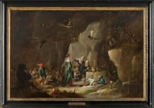 La Tentation De Saint Antoine by David The Younger Teniers