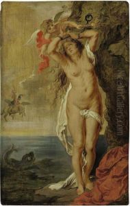 Perseus And Andromeda by David The Younger Teniers