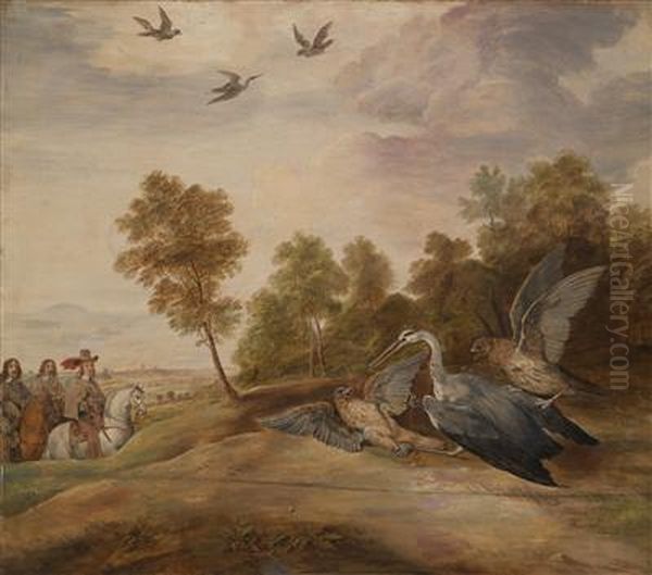 The Falcon Hunt Of Governor Archduke Leopold William - view 1