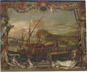 The Embarkation Of Don Juan Of Austria