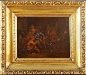 Figures In A Tavern Interior by David The Younger Teniers