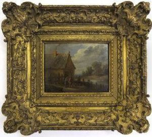Figures By The Doors Of A Cottage by David The Younger Teniers
