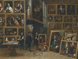 The Picture Gallery Of Archduke Leopold William by David The Younger Teniers