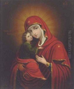 Madonna and Child by Russian School