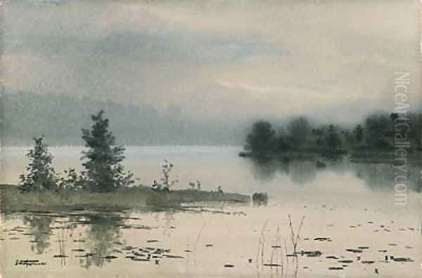 Misty Lake - view 1