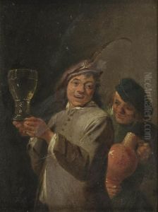 Merry Drinkers by David The Younger Teniers