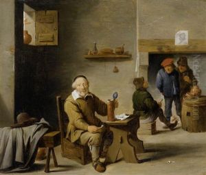 In The Tavern by David The Younger Teniers