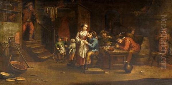 Lively Scene At An Inn - view 1