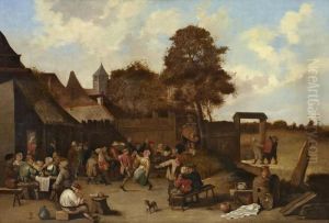 Bauernhochzeit by David The Younger Teniers